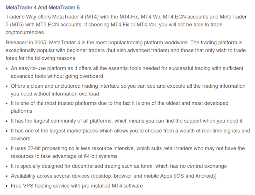 MetaTrader 4 and MetaTrader 5